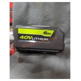 Ryobi 40v 6 ah battery