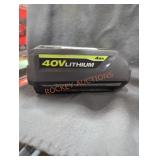 Ryobi 40v 4 ah battery