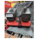 Milwaukee M18 forge hd 12 ah batteries & charger