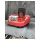 Milwaukee M12 2.5 ah battery and charger