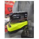 Ryobi 18v 4 ah battery and charger