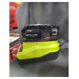 Ryobi 18v 4 ah battery and charger