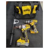 DeWalt 20v MAX 1/2" Hammer Drill & 1/2" HAMMER