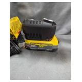DeWalt 20v 1.7 ah battery and charger