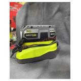 Ryobi 18v 6 ah battery and charger