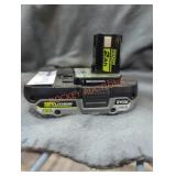 Ryobi 18v 2 ah battery