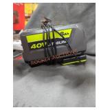 Ryobi 40v 6 ah battery and charger