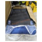 Chaise Lounge With Navy Blue Cushions