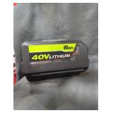 Ryobi 40v 6 ah battery