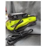 Ryobi 18v 1.5 ah battery and charger