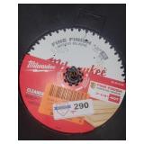 Milwaukee 7-1/4" 40T Fine Finish Wood Blade