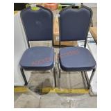 (2) Metal Frame Chairs