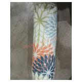 Aloha Multicolor Floral 20"x6" Throw Pillow