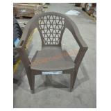 1 stylewell penza stack chair mushroom brown