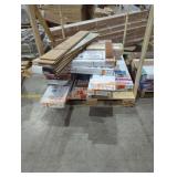 Skid Assorted Vinyl Plank Flooring, Floor & Wall