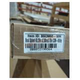 60.25" x 2" x .75" White Backsplash