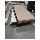 Skid Lot of Doors (36"x80" Glass, (2) 32"x80"