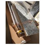 Skid Lot Of Assorted Doors & Countertop