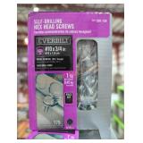 1 box self-drilling hex head screws #10 x 3/4"