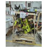 Skid Assorted Small Ryobi Tools