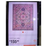 Passion Light Grey Pink 8 ft. x 10 ft. Persian