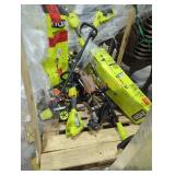 Skid Assorted Small Ryobi String Trimmers & Edger