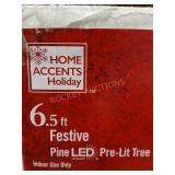 6.5 Festive Pine Pre-Lit Tree