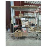 Rack Lot Assorted Home Improvement Items