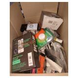Box Lot of Assorted Home Improvement Items