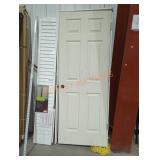 30" x 80" Interior Door, Frame Has Damage