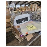 Folding Table, HDX Shelving, Halloween Decorations