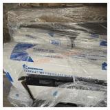 Microwave oven, rug, flooring, blowing insulation