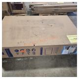 Stow away horizontal shed