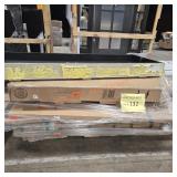 Prehung door, TV stand, shower door