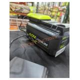 Ryobi 40v 6 ah battery and charger