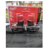 Milwaukee M12 xc 3 ah batteries