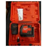 Milwaukee Rechargeable Green Cross Line & Plumb