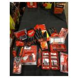 Box Lot Of Assorted Milwaukee Tools and Safety
