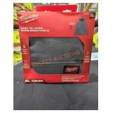 Milwaukee xl gray mid weight pullover hoodie