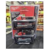 Milwaukee M18 red lithium xc 6 ah batteries 2 pk