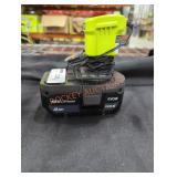 Ryobi 18v 4 ah battery and charger