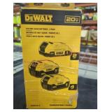 DeWalt 20v 2 ah and 2-4 ah batteries