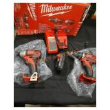 Milwaukee M18 2-Tool Combo (missing 1 battery and