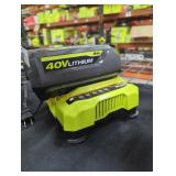 Ryobi 40v 4 ah battery and charger