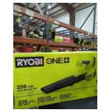 Ryobi 18v 350 cfm blower kit