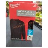 Milwaukee xl black crew neck baselayer shirt