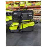 Ryobi 18v 4 ah battery and charger