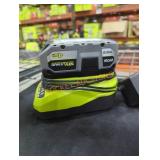 Ryobi 18v 4 ah battery and charger