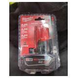 Milwaukee M12 xc 4 ah battery