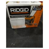 Ridgid 18V Compact Bluetooth Radio